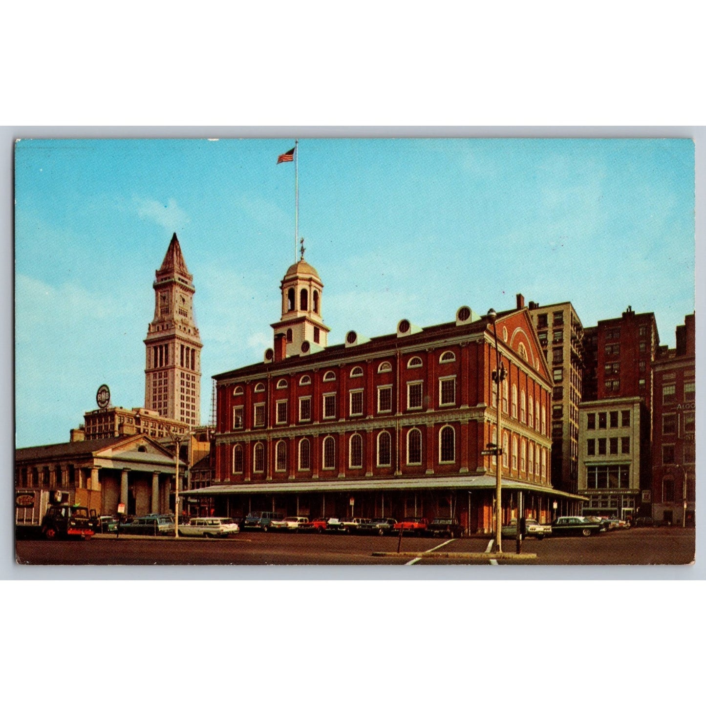 Boston MA Massachusetts Cradle of American Liberty Faneuil Hall 1960s Postcard