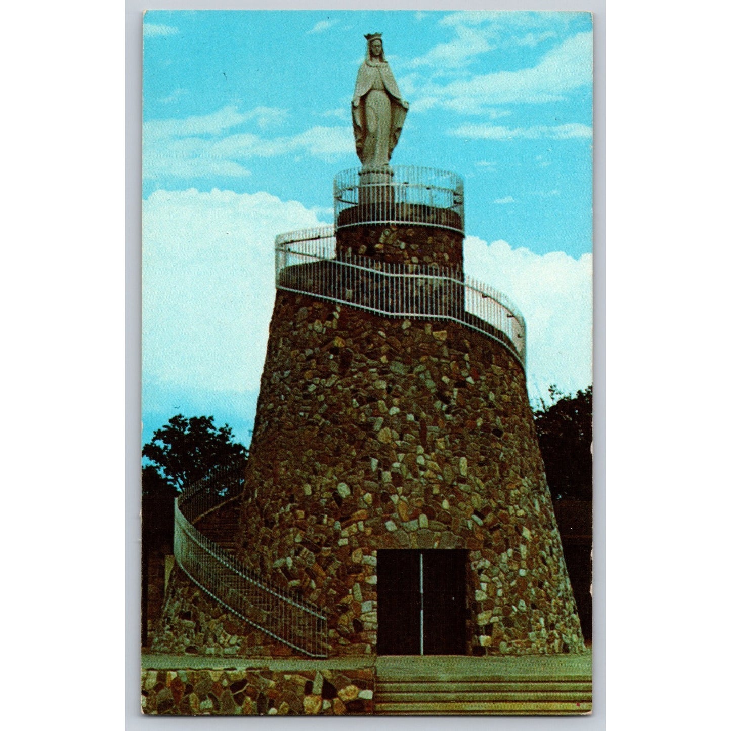 North Jackson OH Ohio National Shrine of Our Lady of Lebanon Chrome Postcard