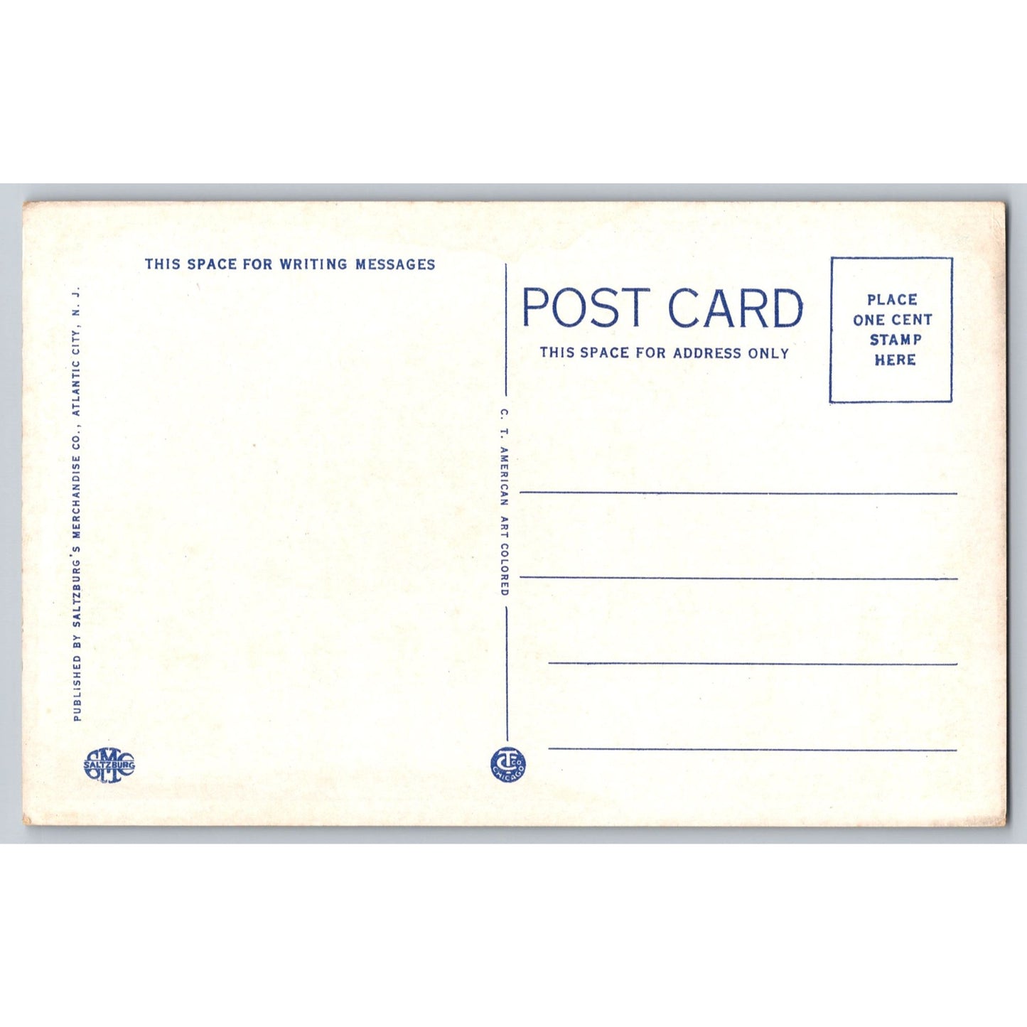 Atlantic City NJ New Jersey Lodge Of Elks BPOE White Border Postcard 1920s