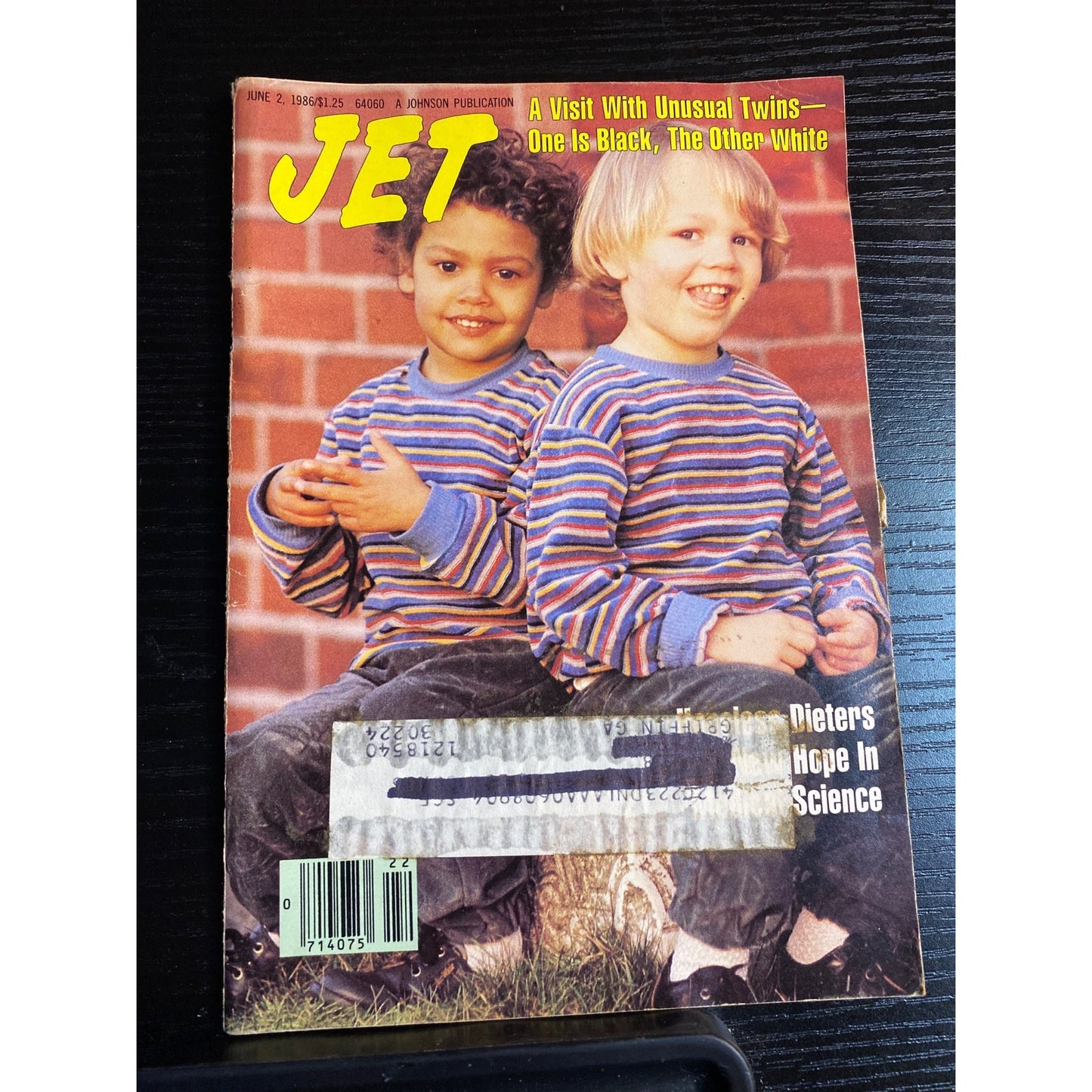 Jet Magazine June 1986 Pam McGee & Unusual Twins
