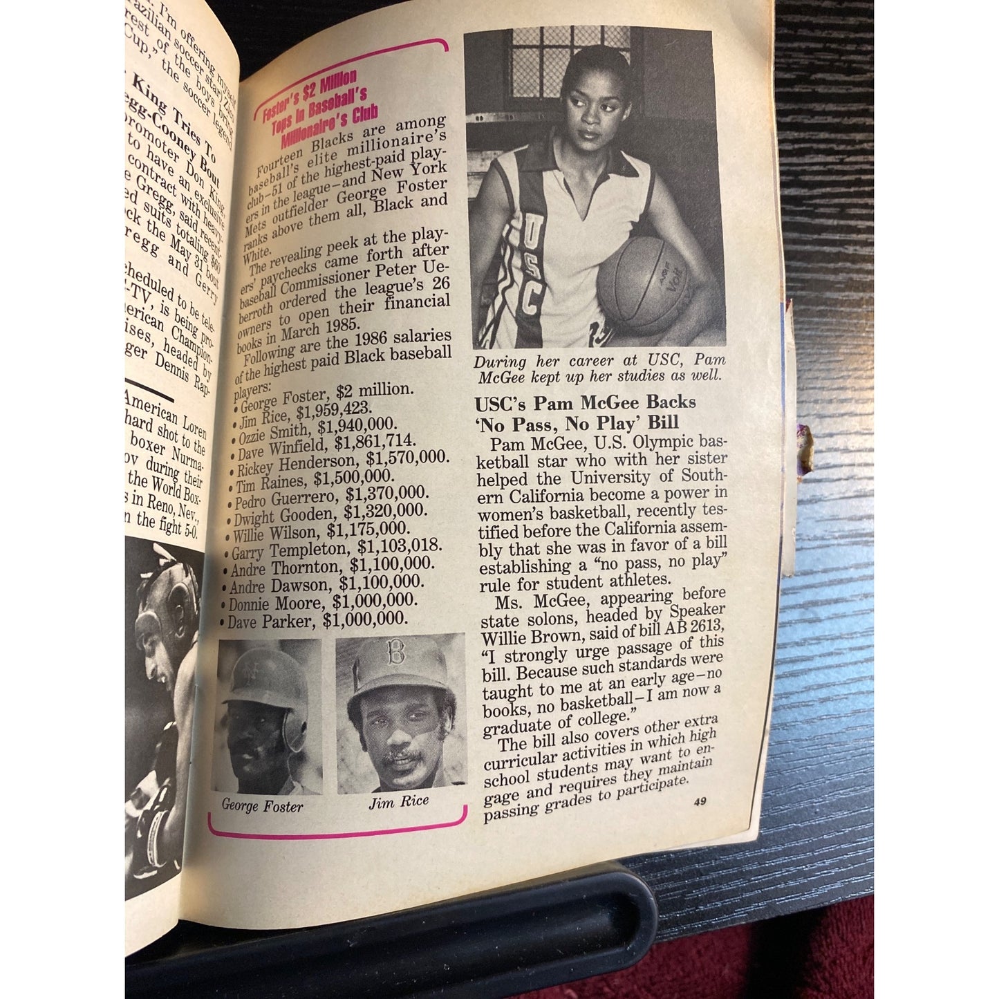 Jet Magazine June 1986 Pam McGee & Unusual Twins