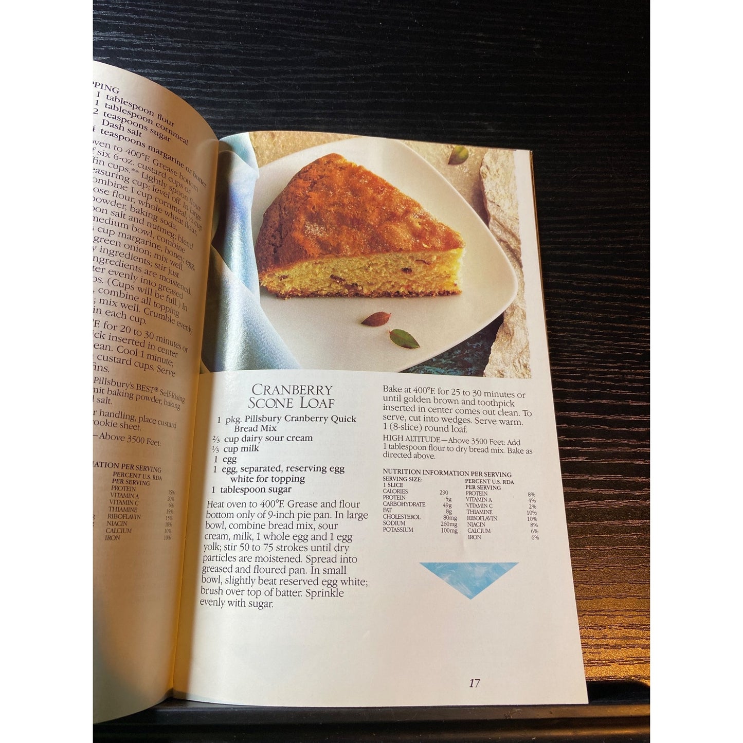 Pillsbury Bake-Off Treasury Cookbook Booklet 1989 Appetizers Breads Entrees Desserts