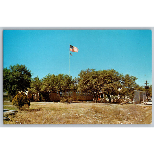 San Angelo TX Texas Lyndon B Johnson High School Chrome Postcard Anchor Publishing