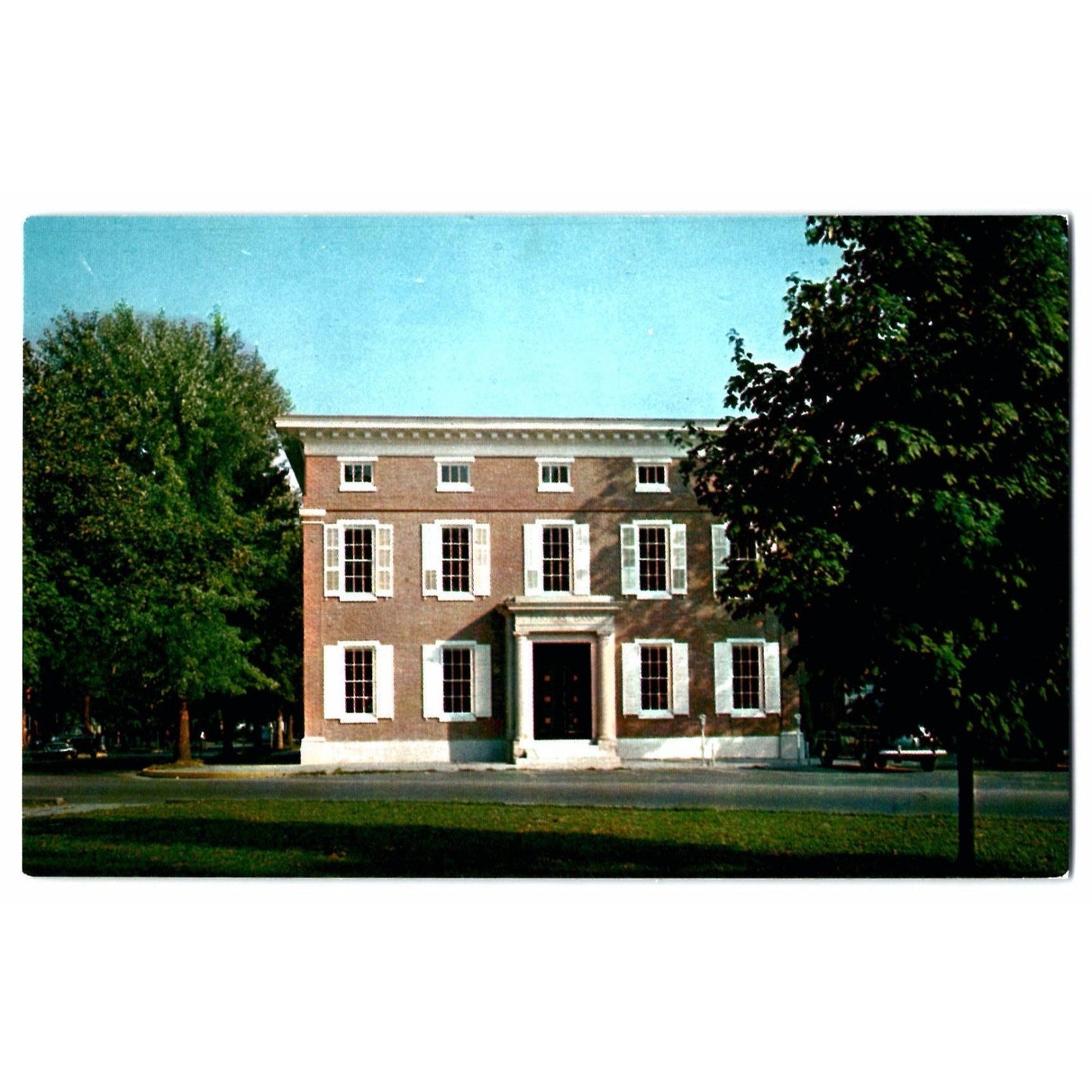 Georgetown DE Delaware Farmers Bank Chrome Postcard Unused