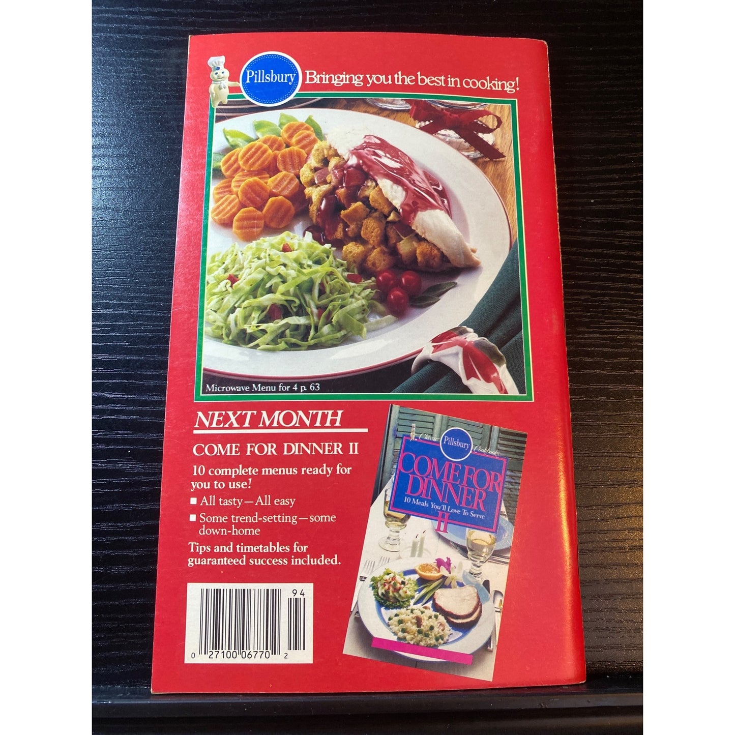 Pillsbury Classic Holiday Cookbook VII 109 Recipes Meals Cookies Sweets & Gifts