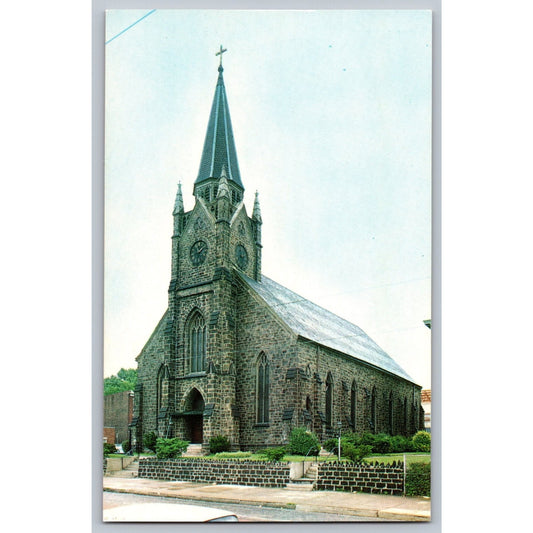 Philadelphia PA Pennsylvania St Clements R C Church 1960 Chrome Postcard Unused