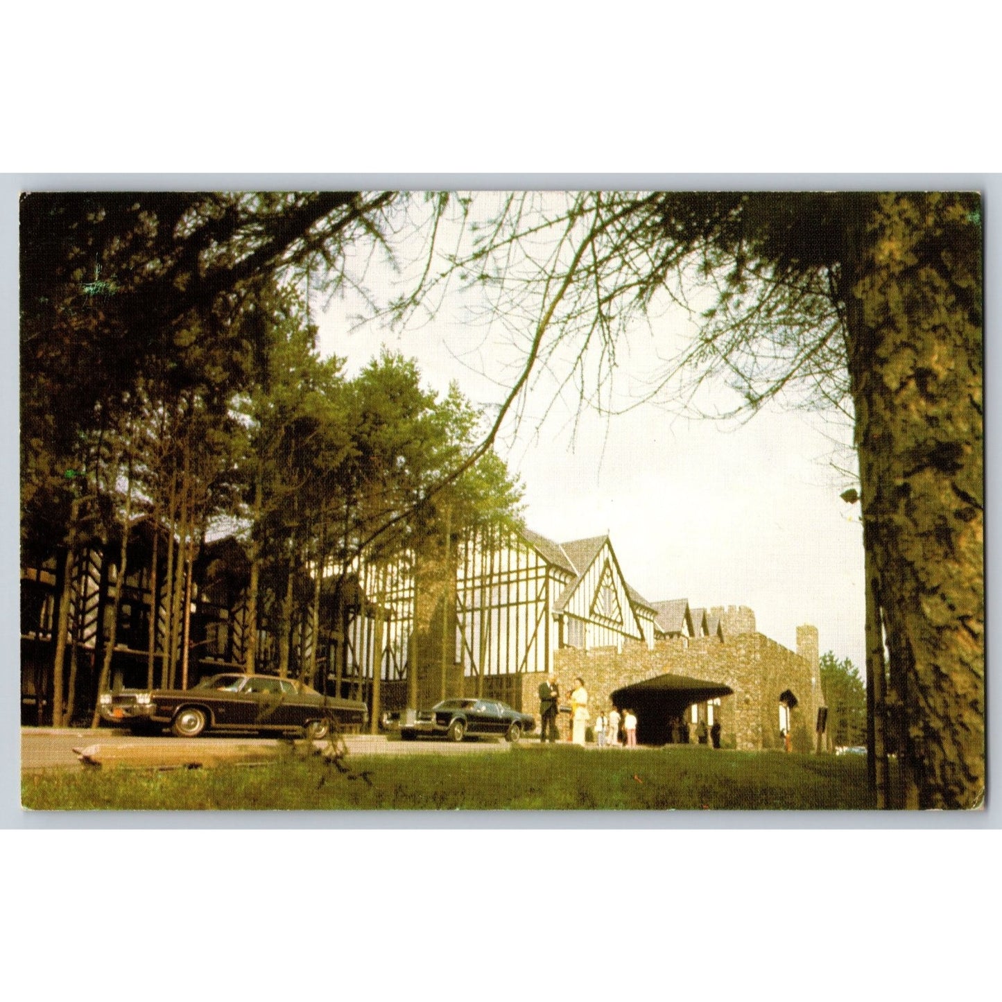 Clymer NY New York Peek'n Peak Inn-at-the-Peak Hotel 1970s Chrome Postcard