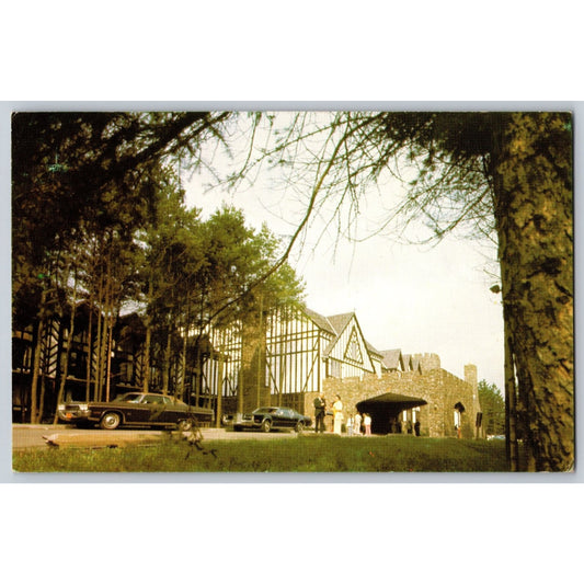 Clymer NY New York Peek'n Peak Inn-at-the-Peak Hotel 1970s Chrome Postcard