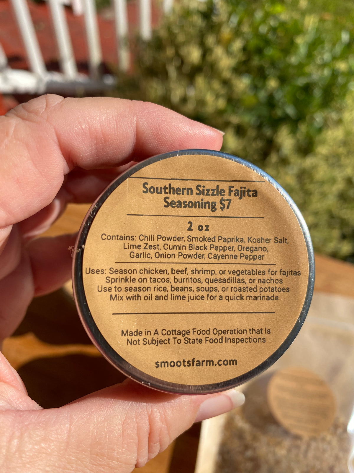 Southern Sizzle Fajita Seasoning Mix 2 oz