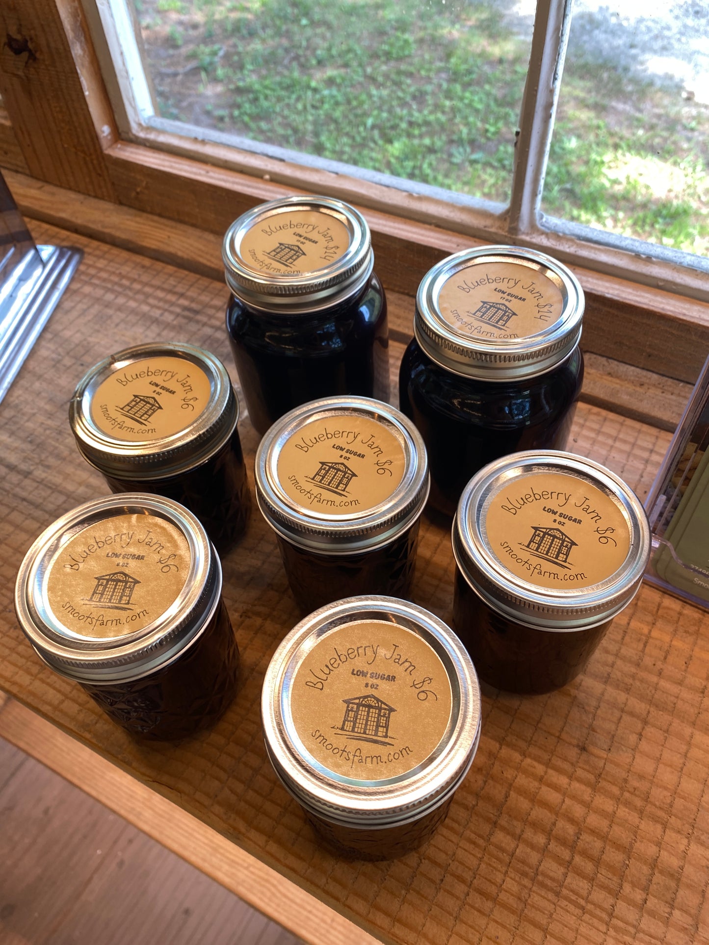 Blueberry Jam - Low Sugar Half Pint Jar