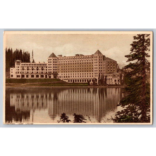 Banff Canada Chateau Lake Louise Divided Back Postcard Byron Harmon