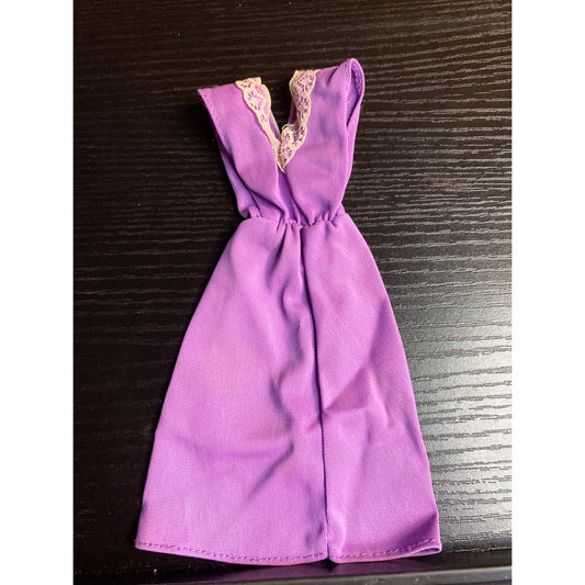 Barbie Fashion #2088 Fashion Fun Collection 1985 Purple Dress