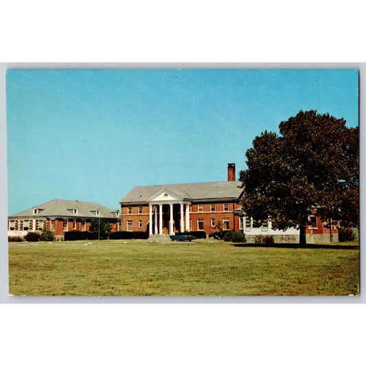 Crisfield MD Maryland Edward W McCready Memorial Hospital 1950s Chrome Postcard