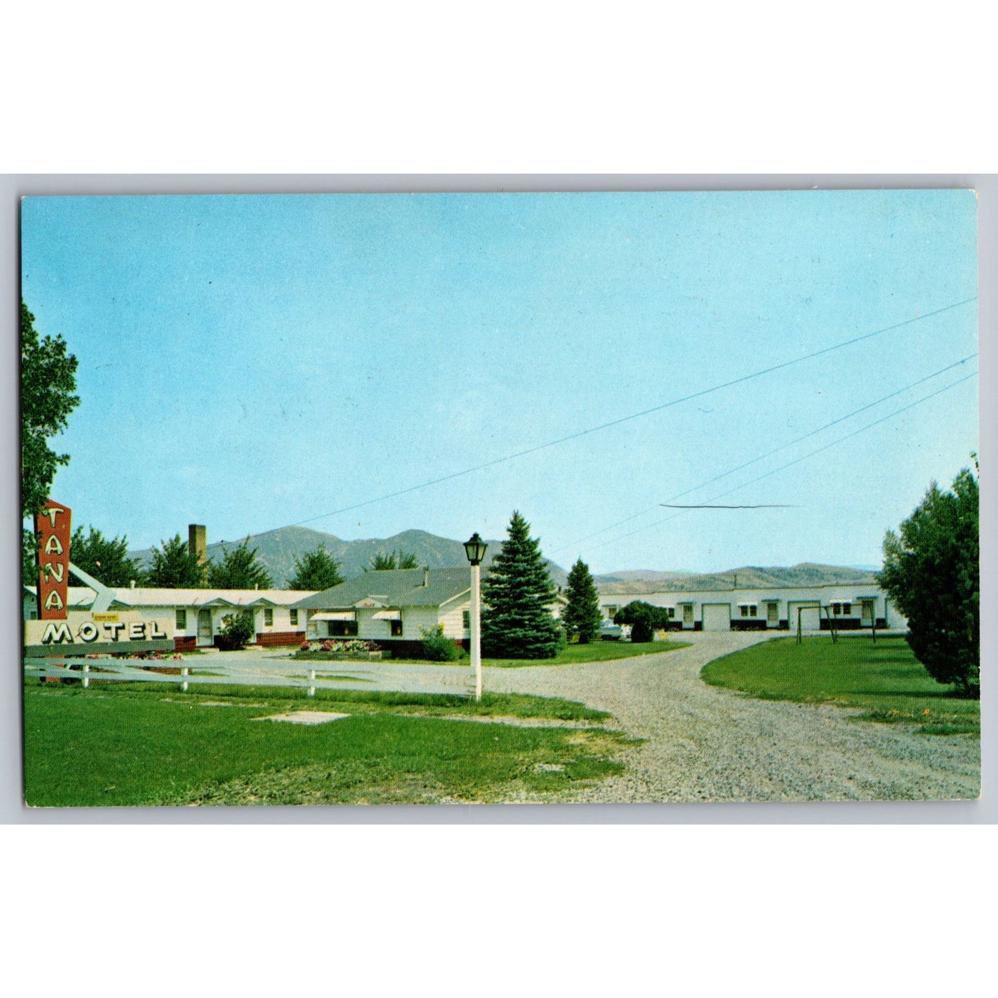 Bozeman MT Montana Tana Motel Bozeman Chrome Postcard Unused Western Color