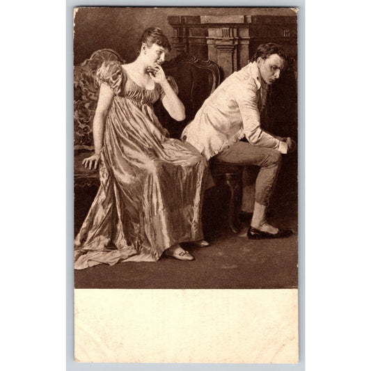 Hungarian Art Postcard Kardos Mitverwochen Budapest Sepia Tone