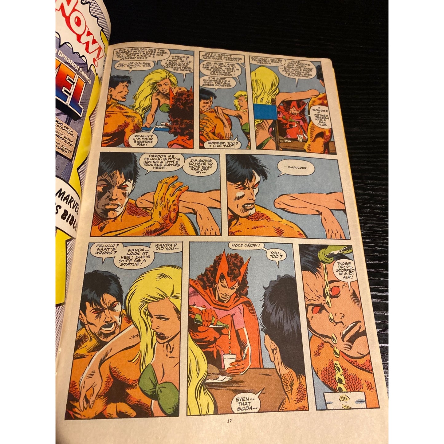 Avengers West Coast #71 Marvel Comics 1991 50th Infamous Monsters Of Hollywood