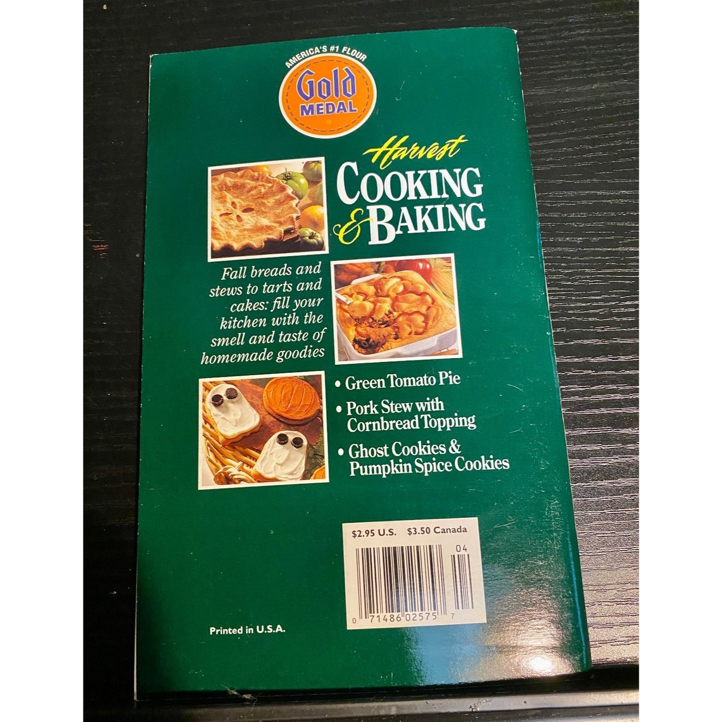 Gold Medal Flour 1994 Harvest Cooking & Baking  Vintage Cookbook Recipes Booklet