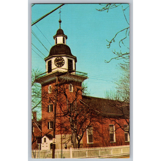 Ambridge PA Pennsylvania Harmony Society Church Chrome Postcard Dexter Press