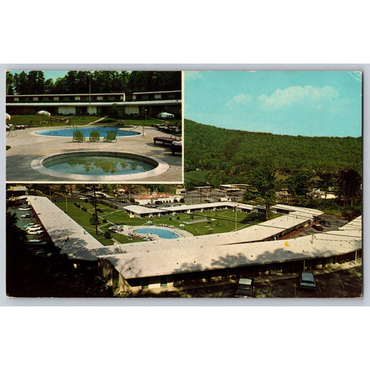 Asheville NC North Carolina Howard Johnson's Motor Lodge Hotel Chrome Postcard