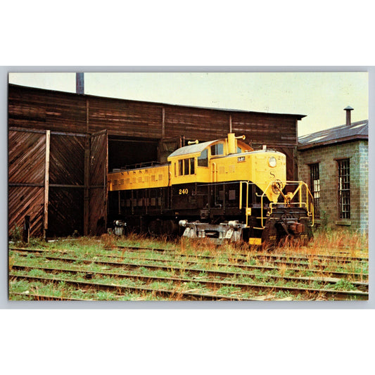 Little Ferry NJ New York Susquehanna & Western Railroad Alco RS-1 #240 Postcard