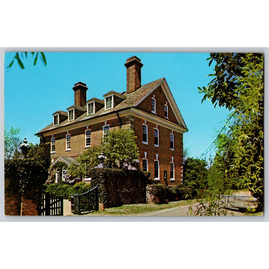 Yorktown VA Virginia Nelson House Colonial National Historic Park Postcard