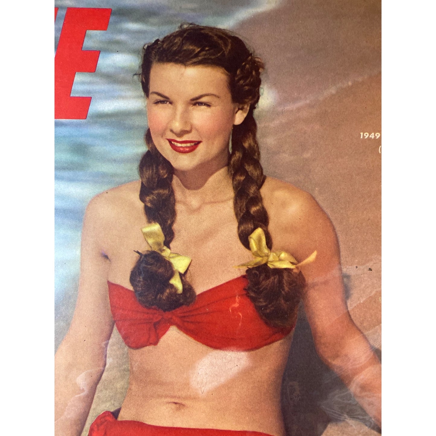 SEE Magazine July 1949 Dorothy Sykes Beachwear Mid Century Pin Up