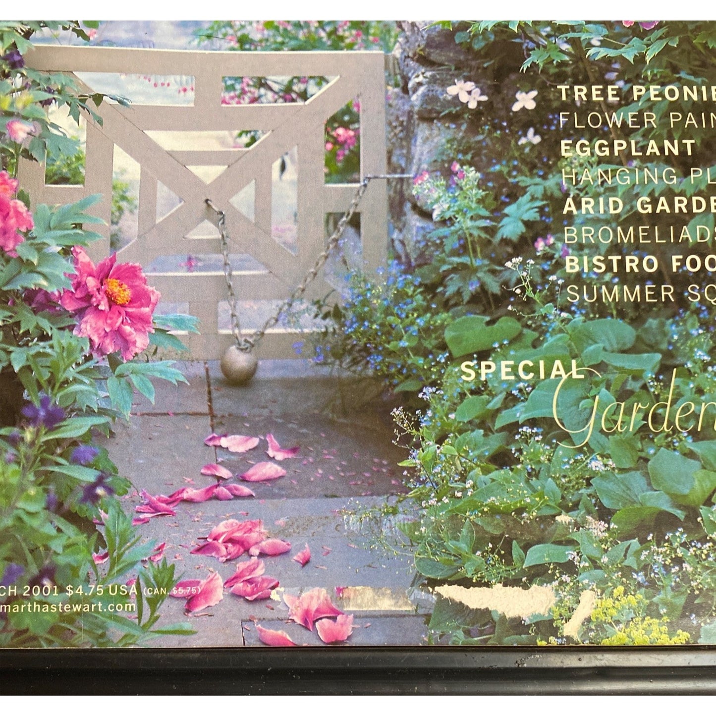 Martha Stewart Living Magazine #88 March 2001 Special Gardening Issue