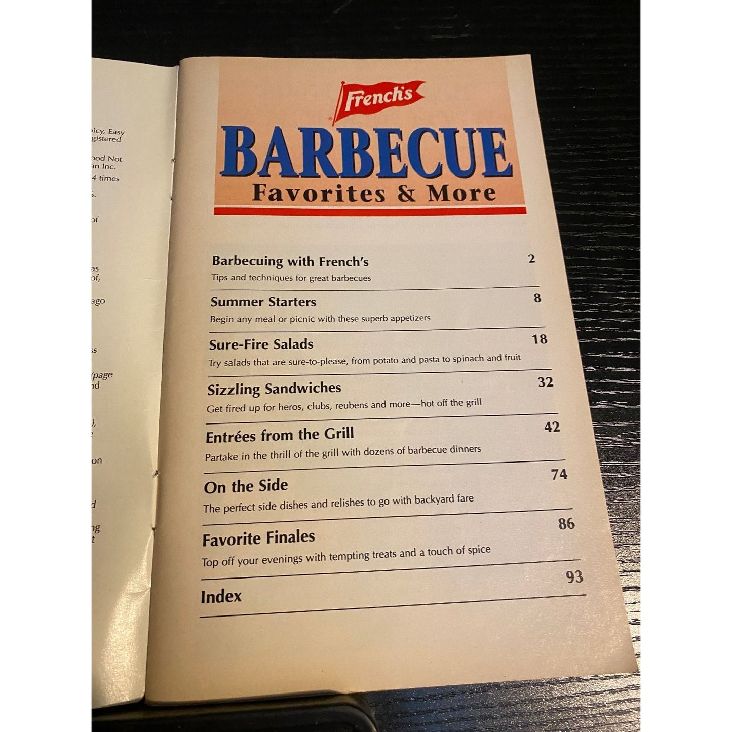 Favorite Brand Name Recipes Booklet 1995 French's Barbecue Favorites & More