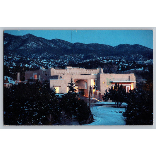 Santa Fe NM New Mexico Rancho Encantado Bacalar 1990s Chrome Postcard Used