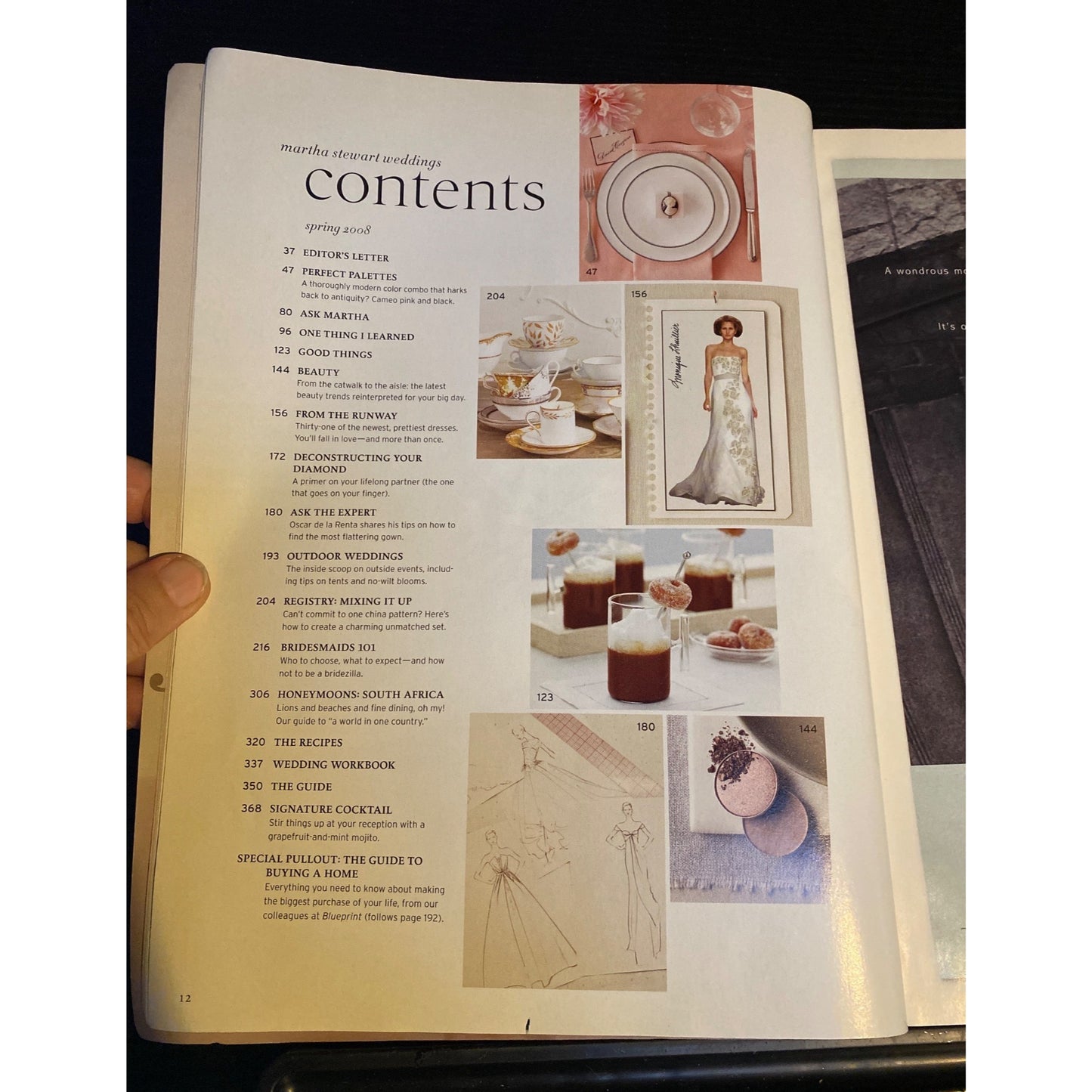 Martha Stewart Weddings Magazine #44 Spring 2008 Bridal Jewelry Decor Event Plan