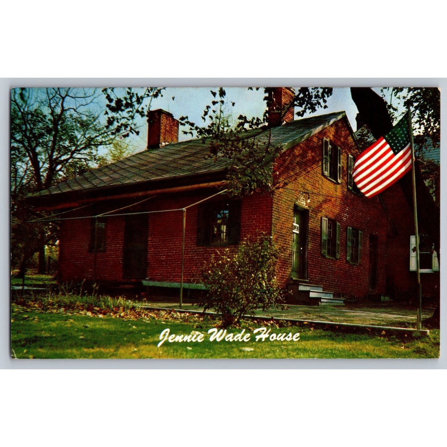 Gettysburg PA Pennsylvania Jennie Wade House Chrome Postcard Unused Mike Roberts