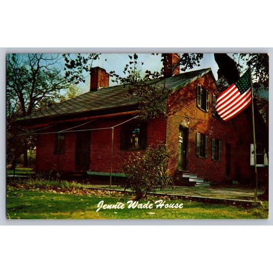 Gettysburg PA Pennsylvania Jennie Wade House Chrome Postcard Unused Mike Roberts