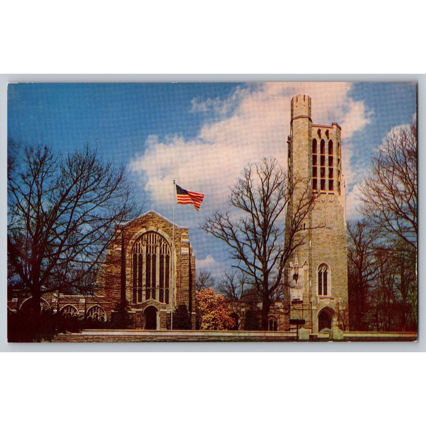 Valley Forge PA Pennsylvania Memorial Bell Tower Washington Chapel Postcard