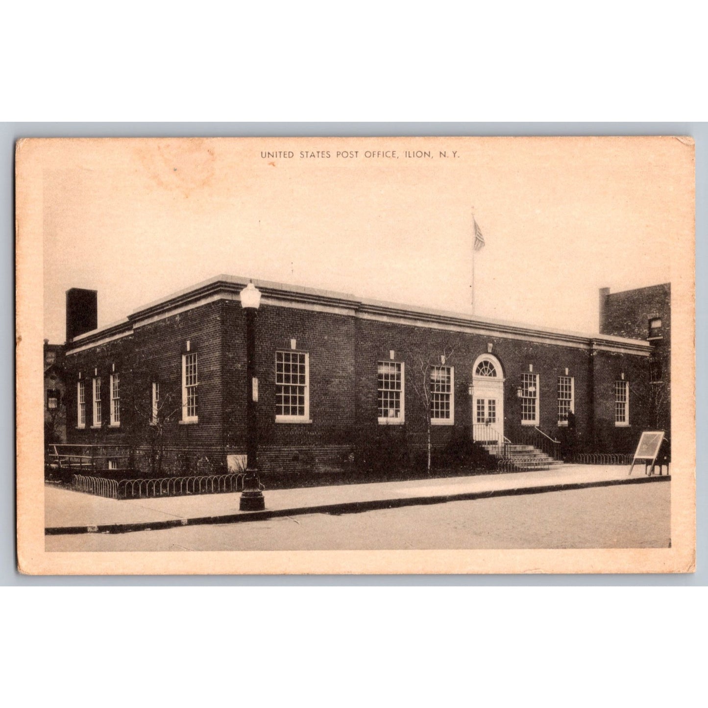 Ilion NY New York United States Post Office Early 1900s Postcard Wm Jubb Co Inc