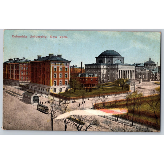 New York City NY Columbia University Early 1900s Divided Back Postcard Unused
