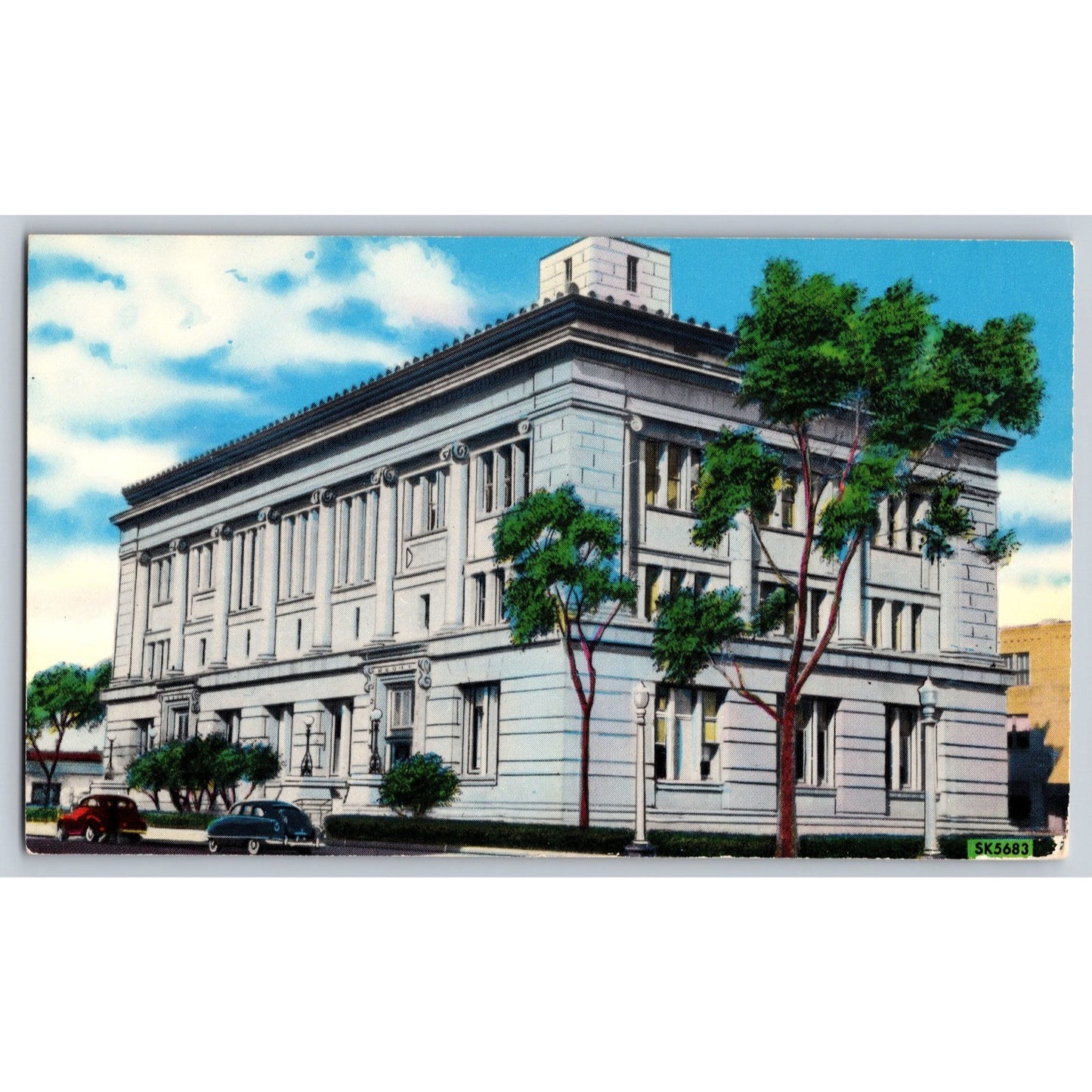 Cheyenne WY Wyoming US Post Office Cheyenne Chrome Postcard Kail Novelty