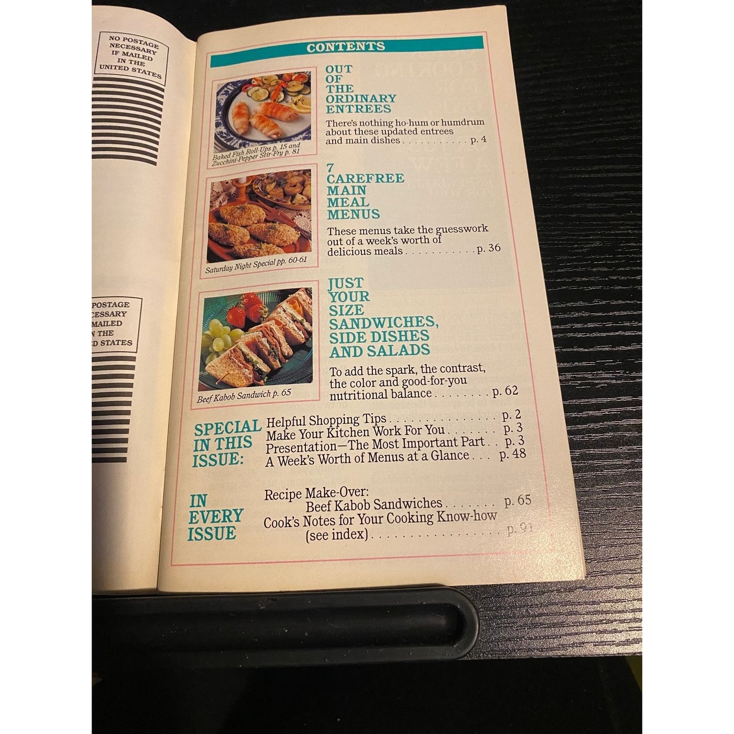 Pillsbury Classic Cookbook Booklet 1990 Quick Cooking for One or Two Recipes