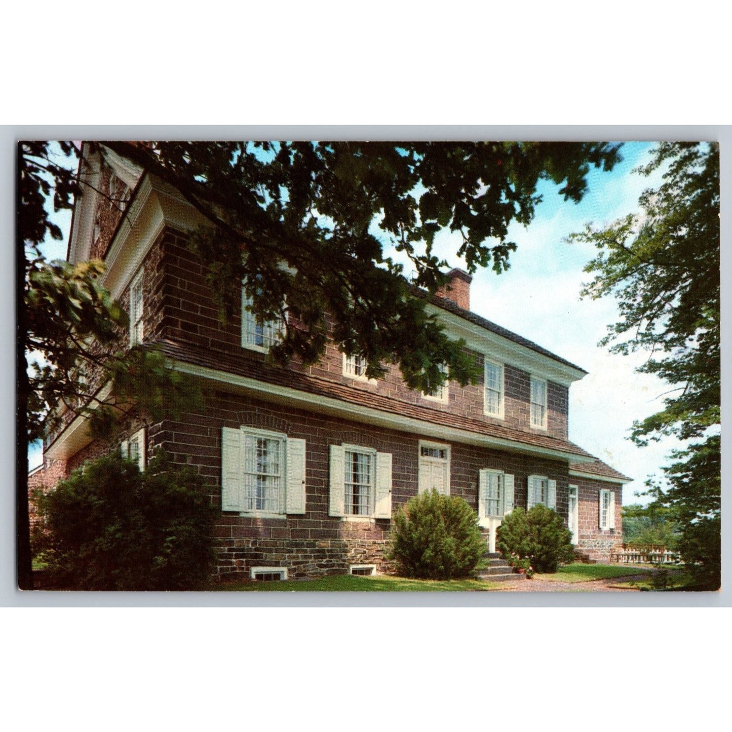 Pottstown PA Pennsylvania Pottsgrove Historic House Chrome Postcard