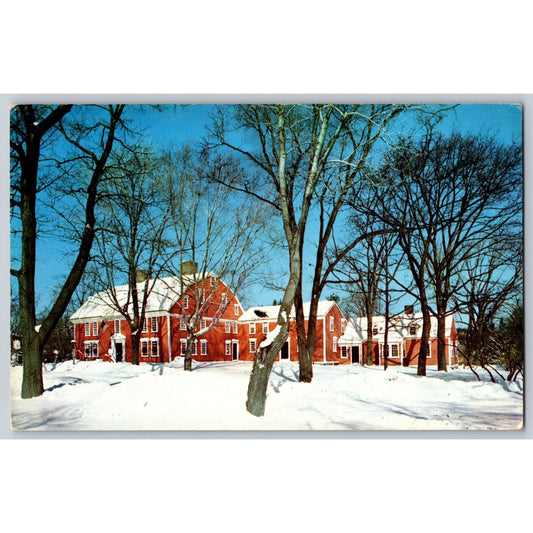 Sudbury MA Massachusetts Longfellow's Wayside Inn Chrome Postcard Unused