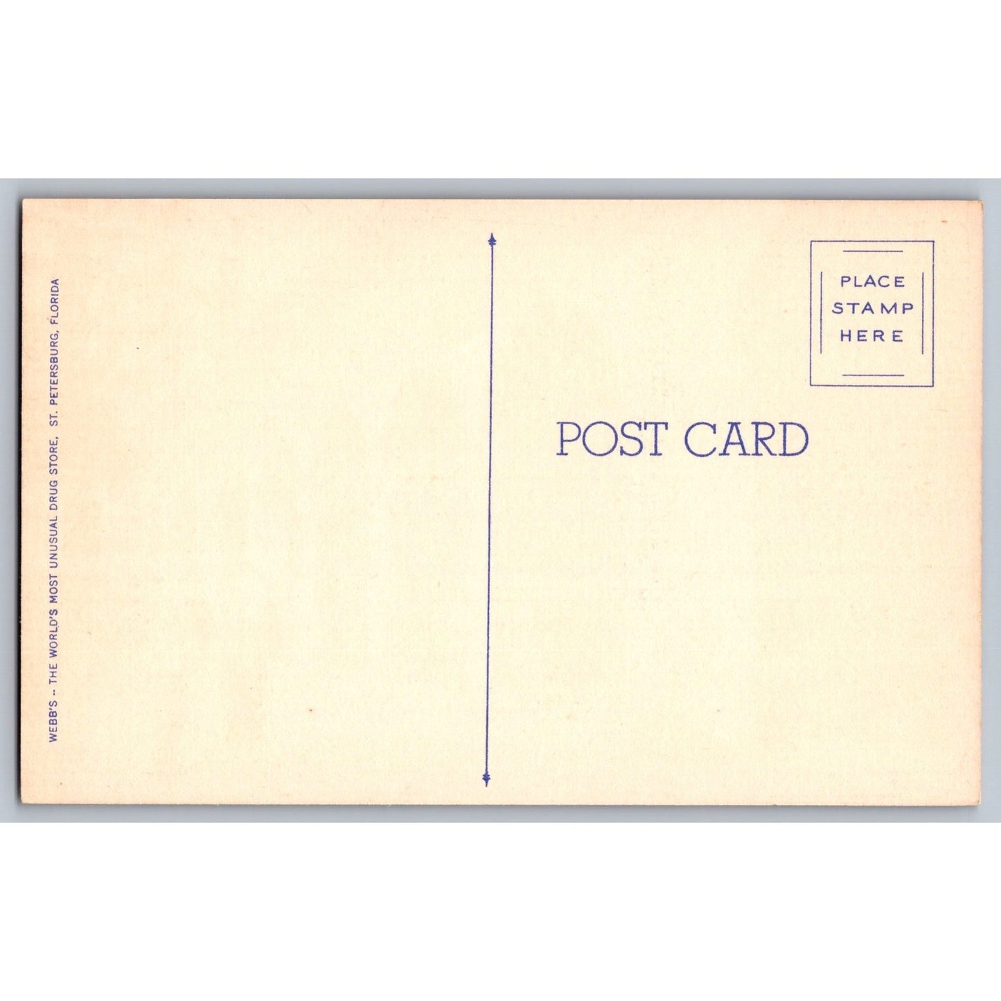 St Petersburg FL Florida US Post Office 1940s Linen Postcard Unused