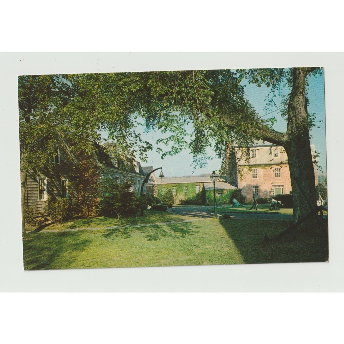 Mystic CT Connecticut The Quadrangle Seaport Chrome Postcard Unused