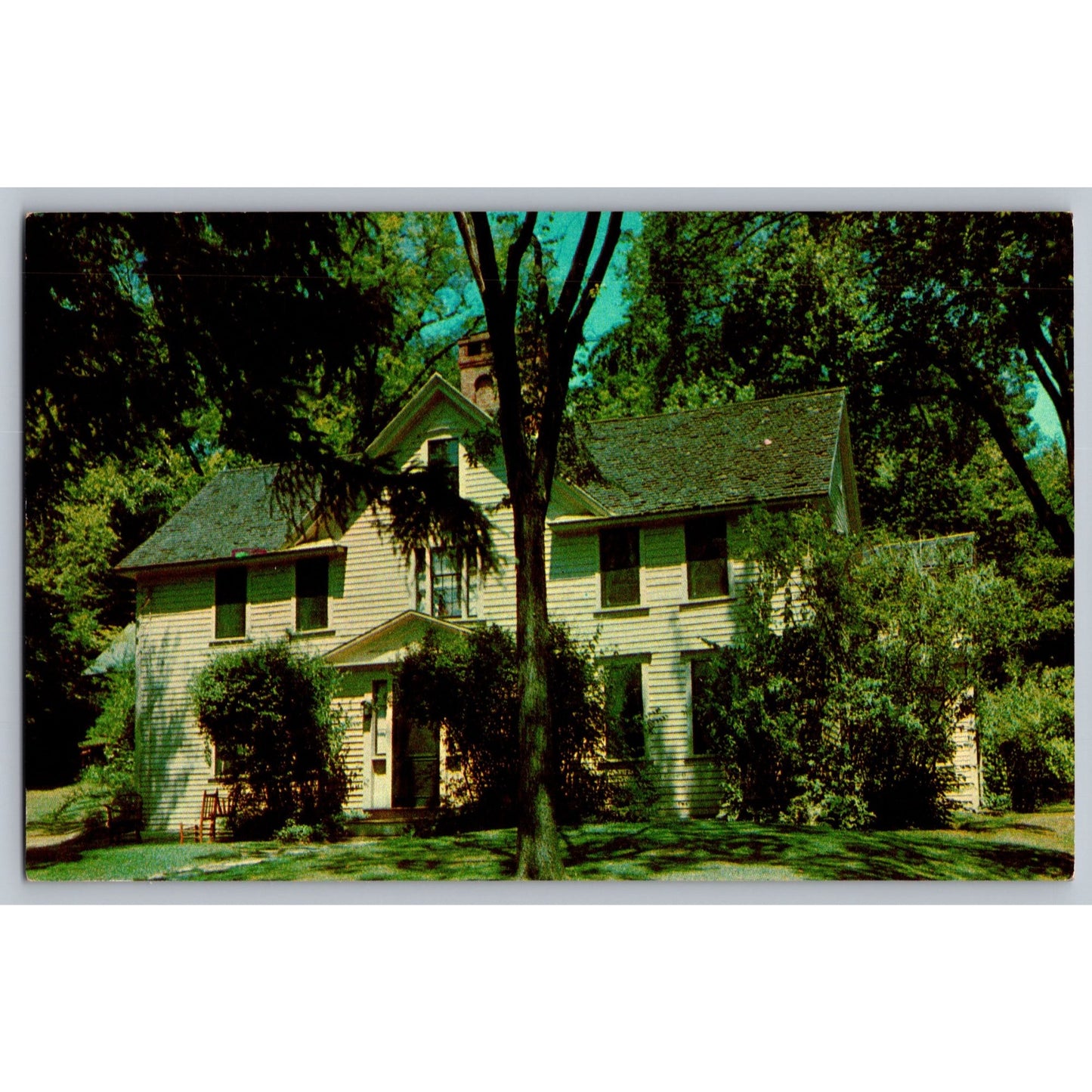 Concord MA Massachusetts Alcott House Orchard Home Louisa May Alcott Postcard