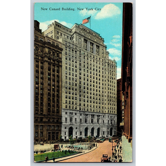 New York City NY New Cunard Building Broadway Divided Back Postcard