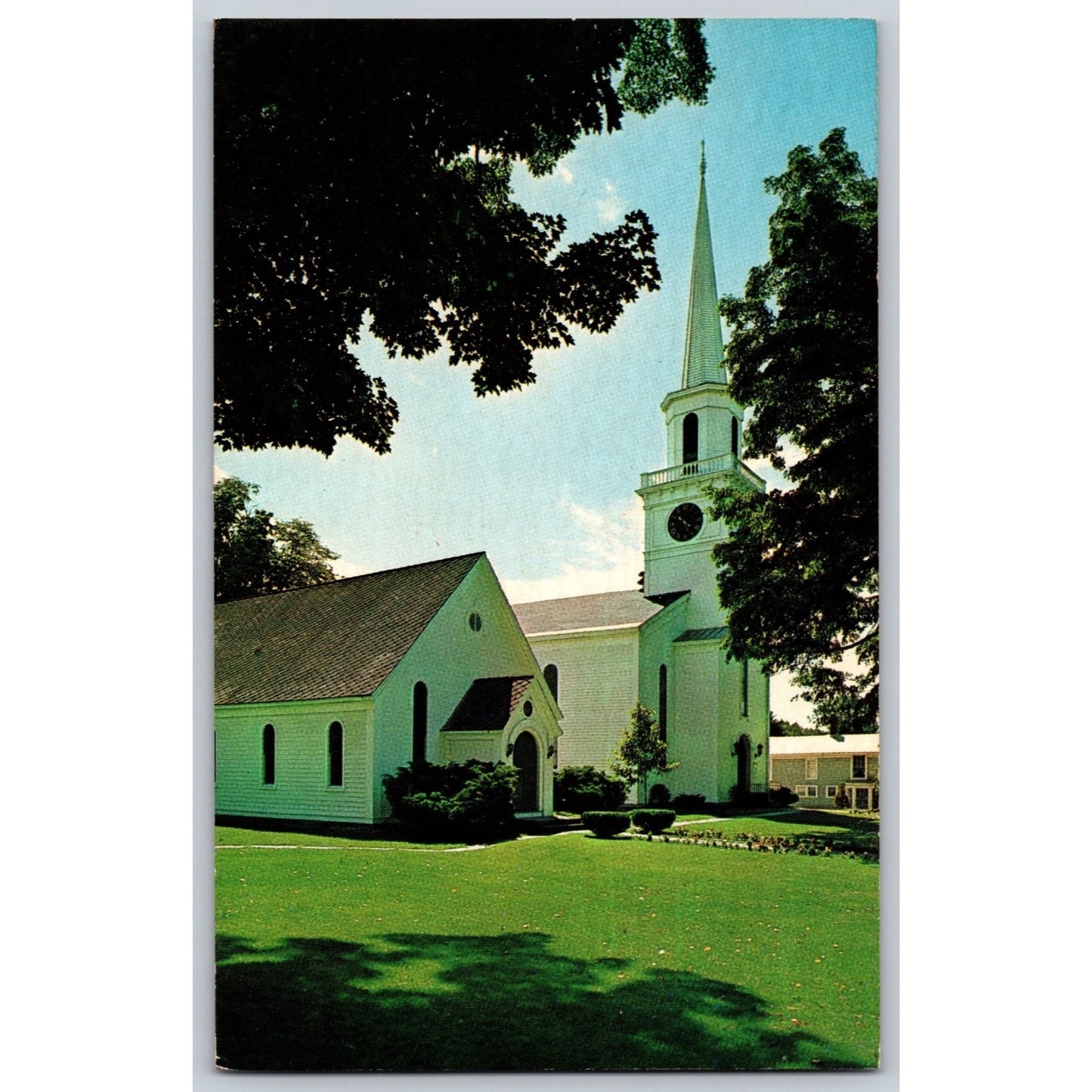 Cooperstown NY New York Presbyterian Church Chrome Postcard Colourpicture