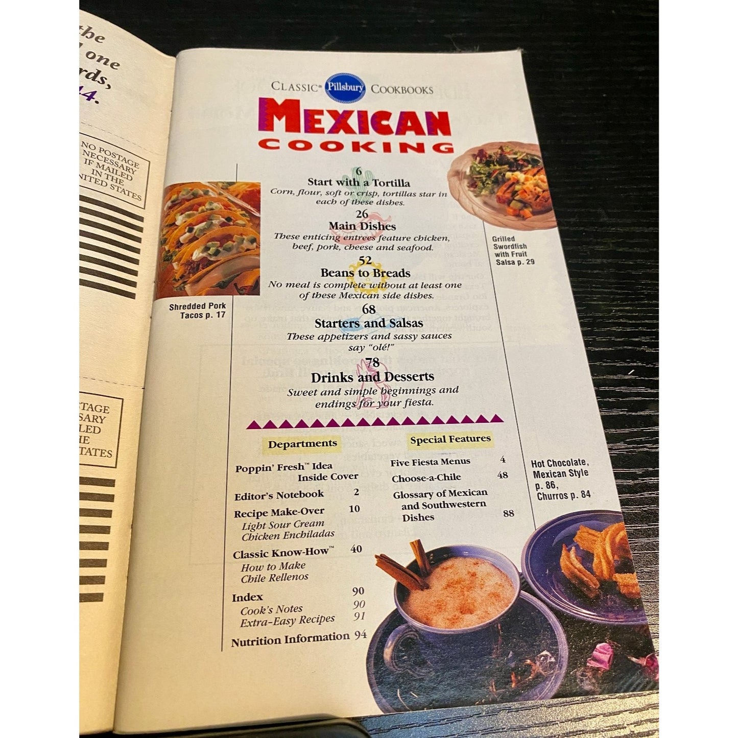 Pillsbury Classic Cookbook Booklet May 1995 #171 Recipes - Mexican Cooking