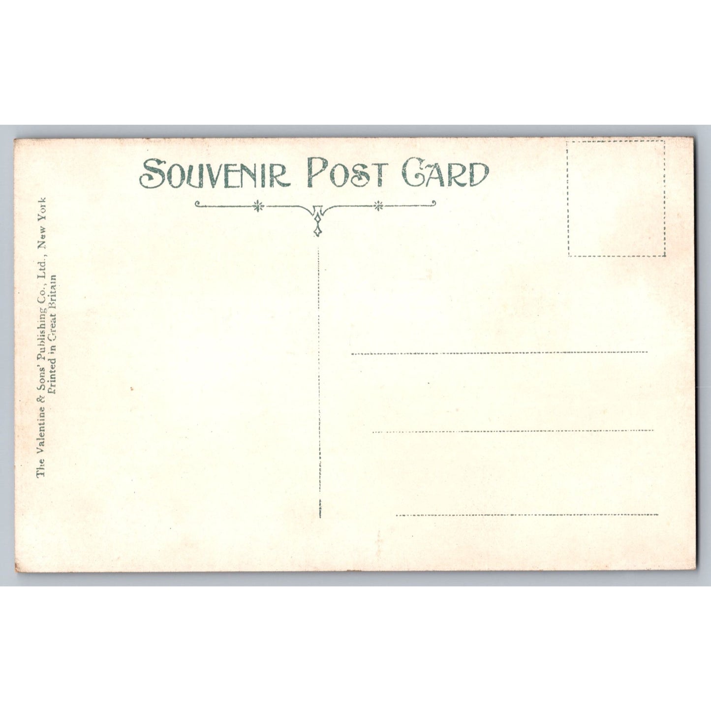Easton PA Pennsylvania Bushkill Park Entrance Divided Back Postcard Valentine