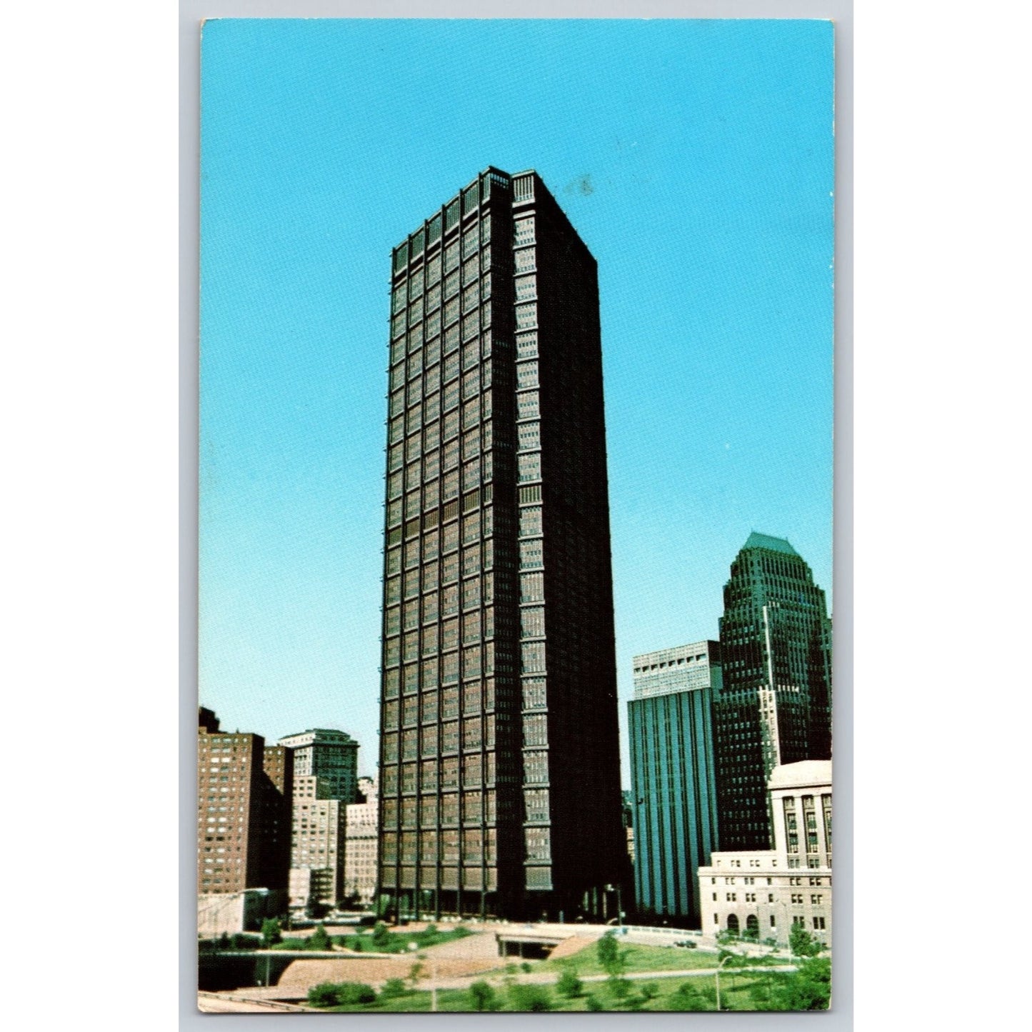 Pittsburgh PA Pennsylvania United States Steel Building Chrome Postcard