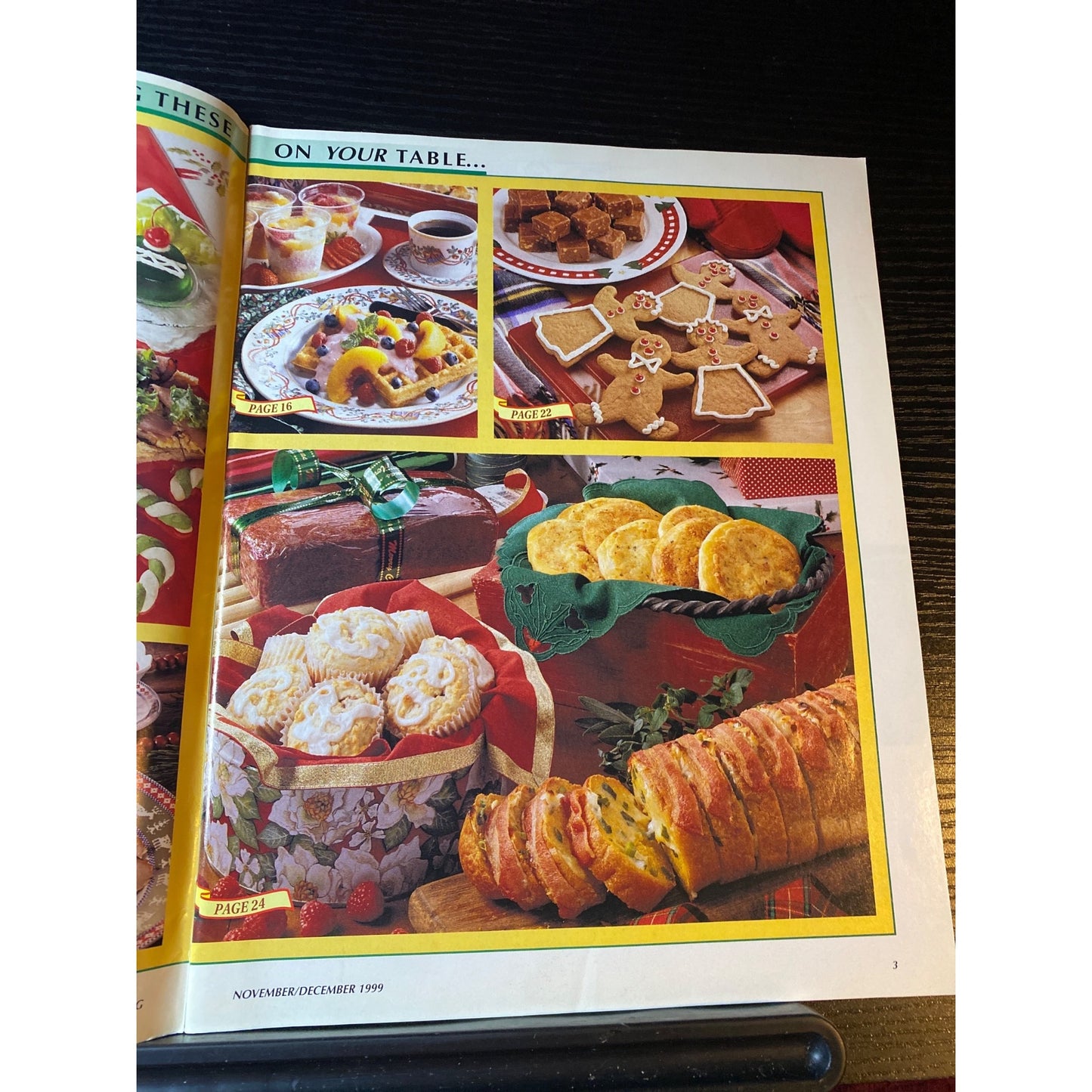 Taste Of Homes Quick Cooking Magazine Nov/December 1999 Festive Holiday Recipes