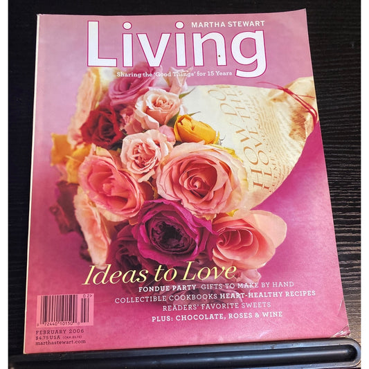 Martha Stewart Living Magazine February 2006 Valentine Issue