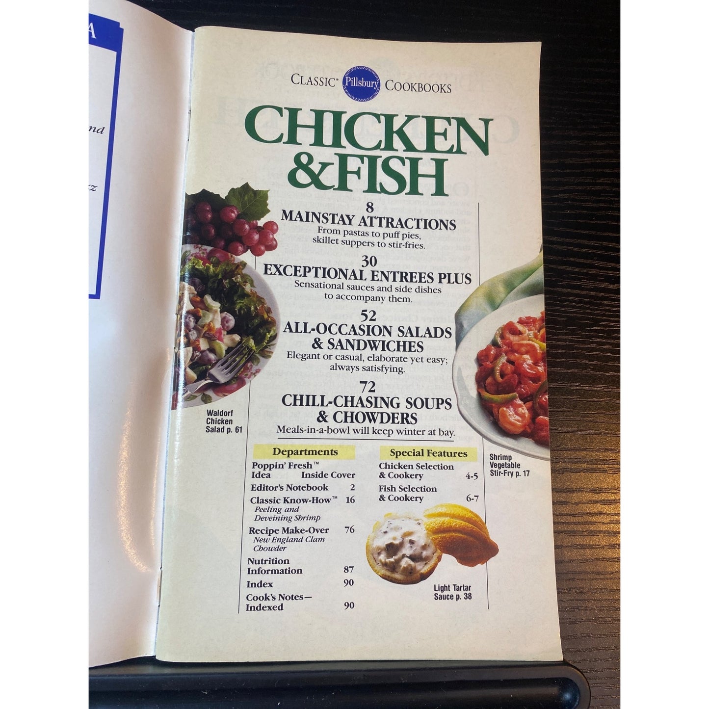 Pillsbury Classic Cookbook Booklet March 1991 Issue #121 Chicken & Fish Recipes